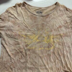 Boys Lie Light Brown Lady Flower Fitted Tee